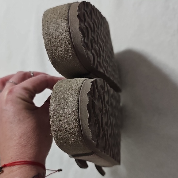 Birkenstock Arizona Sandels Suede Leather - Taupe Size 40 - Picture 16 of 16